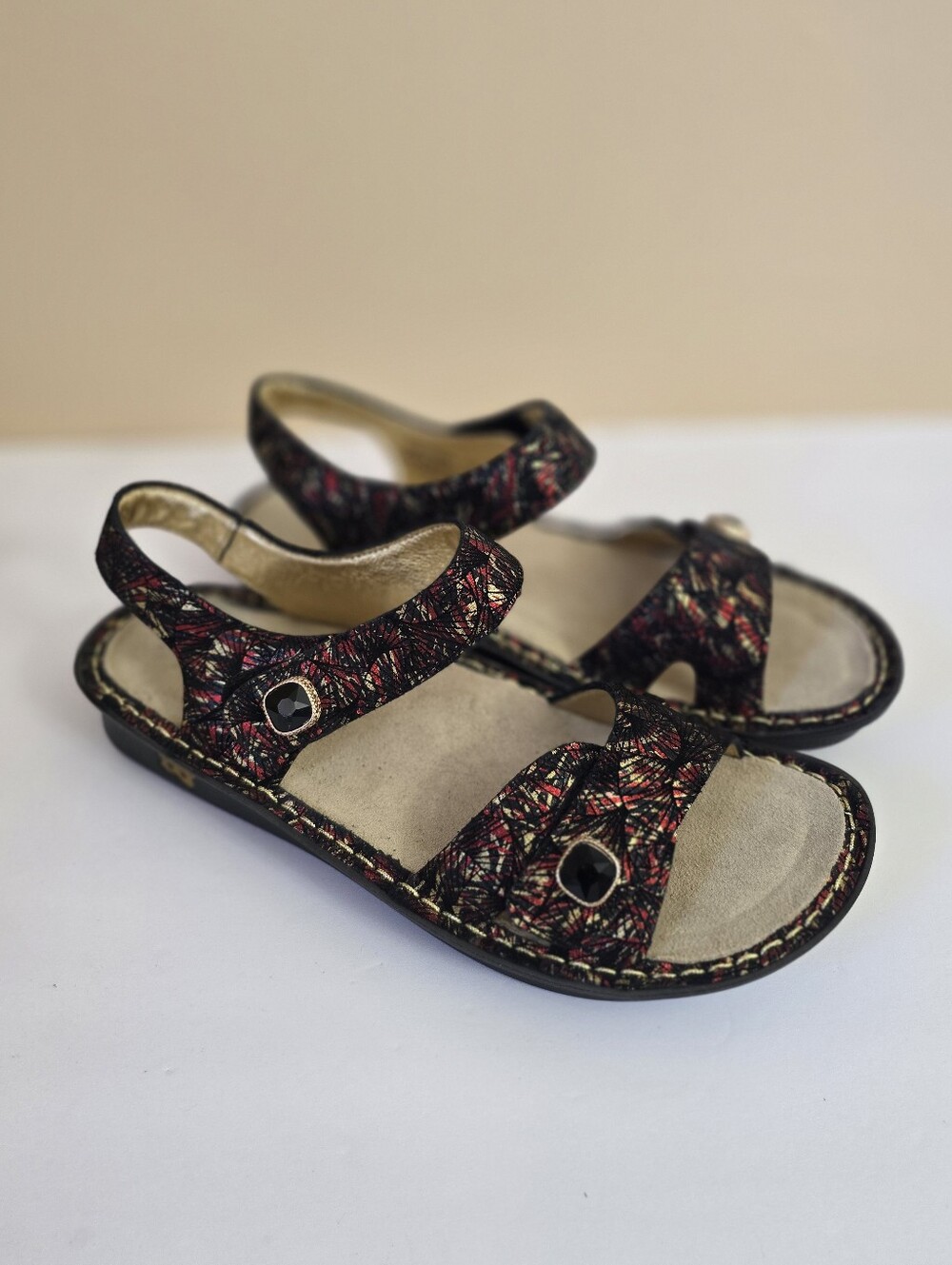 Alegria Casual Multi-Color Strappy Women’s Sandals Size 40